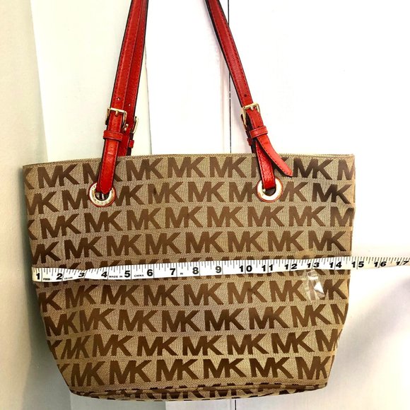 MICHAEL KORS, SIGNATURE LOGO TOTE HANDBAG - Picture 5 of 6